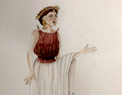 Oedipus the King-Sophocles Costume Design (april, 2019)