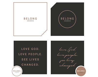 Belong Church | Brand Package