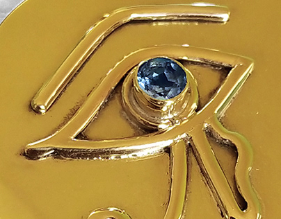 Horus eye pendant
