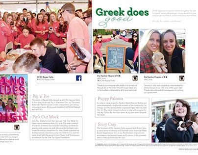 Greek Life Yearbook Spread