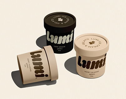 Lumi Ice Cream Brand Identity