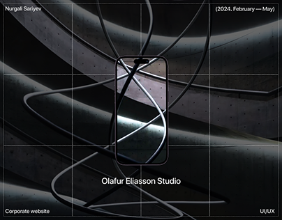Project thumbnail - Olafur Eliasson Studio | Corporate website