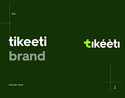 Tikeeti - Ticket branding Identity