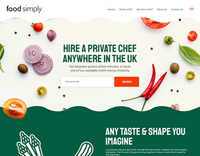 Food Simply Website Redesign
