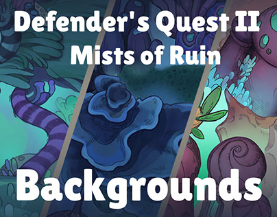 Defender's Quest 2 Backgrounds