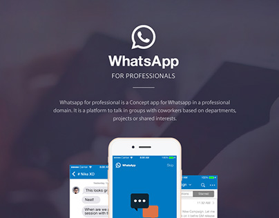 Whatsapp Concept for Professionals
