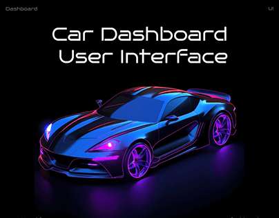 Car Dashboard user interface