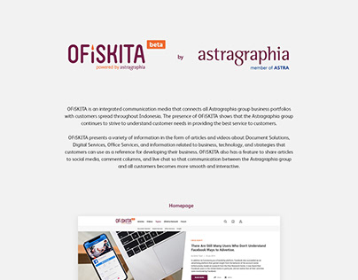 Ofiskita Website & Mobile App Design