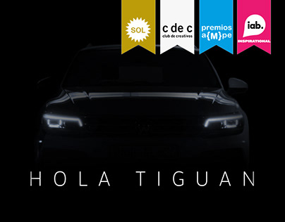 Hola Tiguan - Promo web with artificial intelligence.
