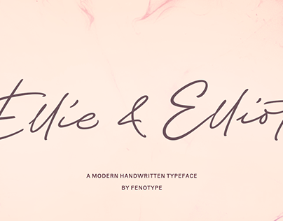 Ellie Script Typeface