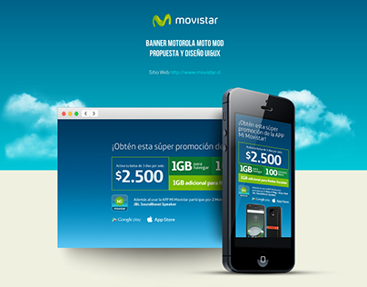 Banner Movistar 2016 "Motorola Moto Mod"