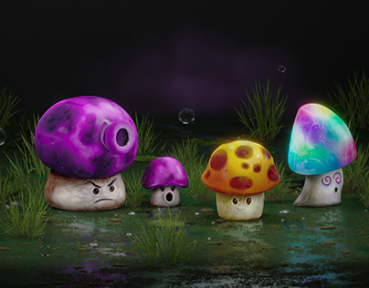 Plants vs Zombies Mushrooms