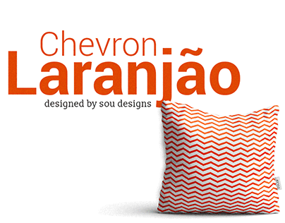 Chevron Laranjão - Pattern Design