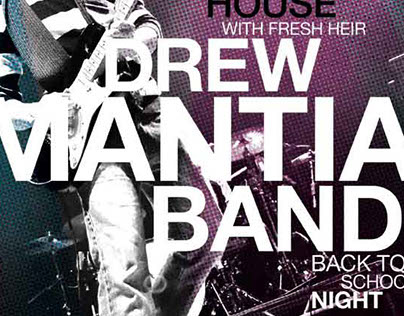 Drew Mantia Band Gig Posters