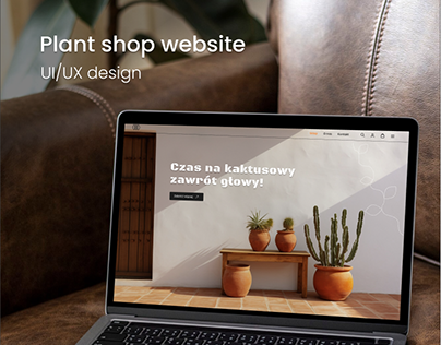 Project thumbnail - Plant shop website | UI/UX design