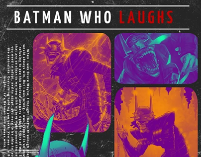 Batman who laughs poster