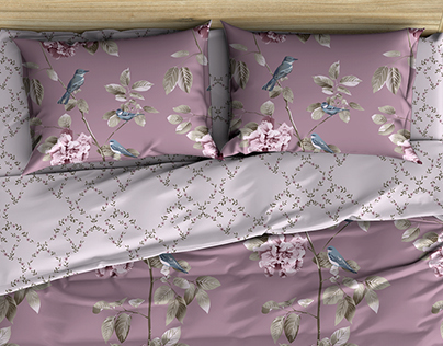 Bed linen set "Dream birds"