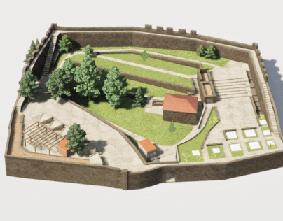 Alcoutim Castle 3D Recreation