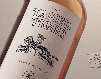 The Tamed Tiger Label Design