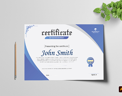 certificate design template your company