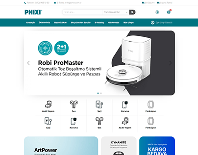 Phixi Mobile Accessories Website Wordpress Theme