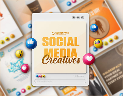 Social Media Creatives - Goldenpack