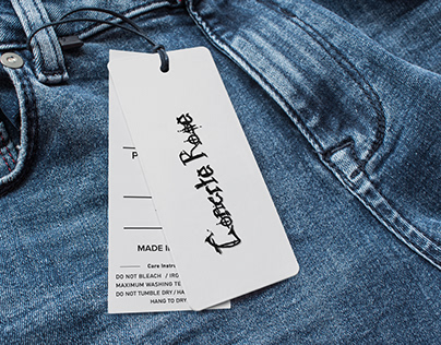 Hang tag label design
