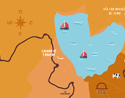 Map design for Montaña Viva