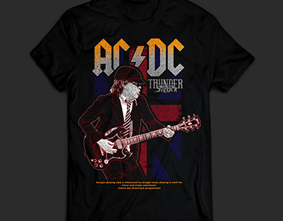 Gil Estampas AC/DC Art T shirt