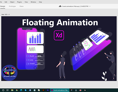 Floating screen animation in #adobexd