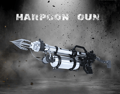 Harpoon Gun 3D Model, Level 3 Product Design