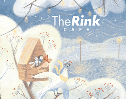 Winter design of The Rink brand
