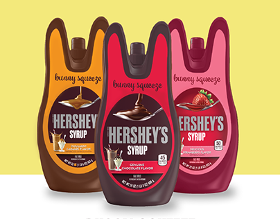 Hershey Seasonal Syrup Packaging