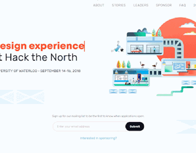 Hack the North 2018 - Branding and Website