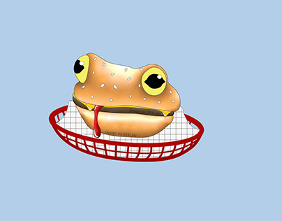 Frogburger Sticker