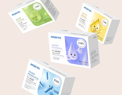 Baby and child care brand packaging design
