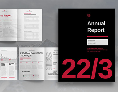 Grayscale Annual Report Layout