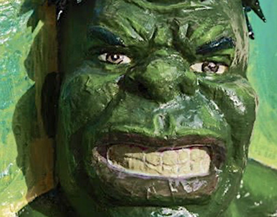 Angry Hulk at the Lunapark