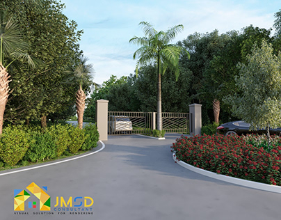 Gate Visualization Landscape Design in Vero Beach, FL