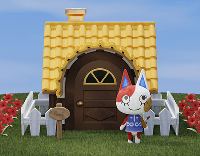 Animal Crossing - purrl's house