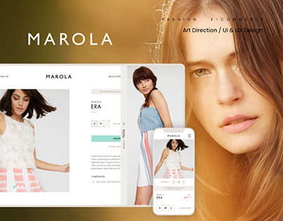 Marola · Fashion e-Commerce experience