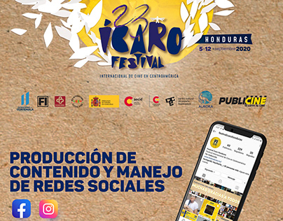 Estrategia Digital Festival Ícaro Honduras 2020
