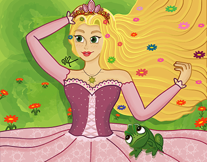 Rapunzel illustration