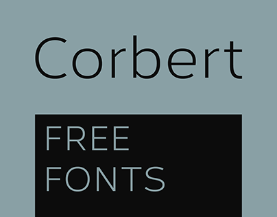 Corbert Regular - FREE FONT