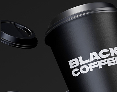 logo design for BLACK COFFEE.