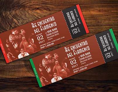 Flamenco Ticket & Poster Design