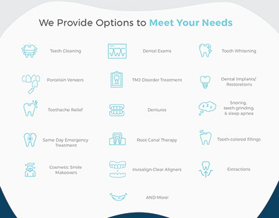 Dentist Website Homepage Design