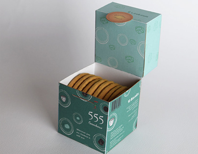 Package Design - Rebranding Lucky 555 Biscuits