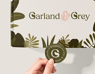 Logo and Packaging Designs: Garland and Grey