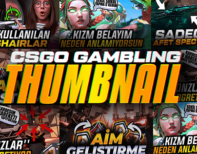 Project thumbnail - CSGO GAMBLING THUMBNAIL / KAPAK TASARIMI